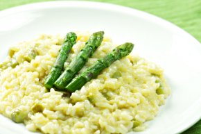 Asparagus Saffron Risotto with Lemon Ayurveda Recipe