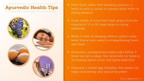 Ayurvedic health tips picture - Tipsmonk