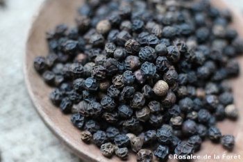 Black peppercorns