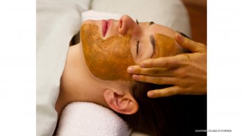 face mask, massage, panchakarma facial massage